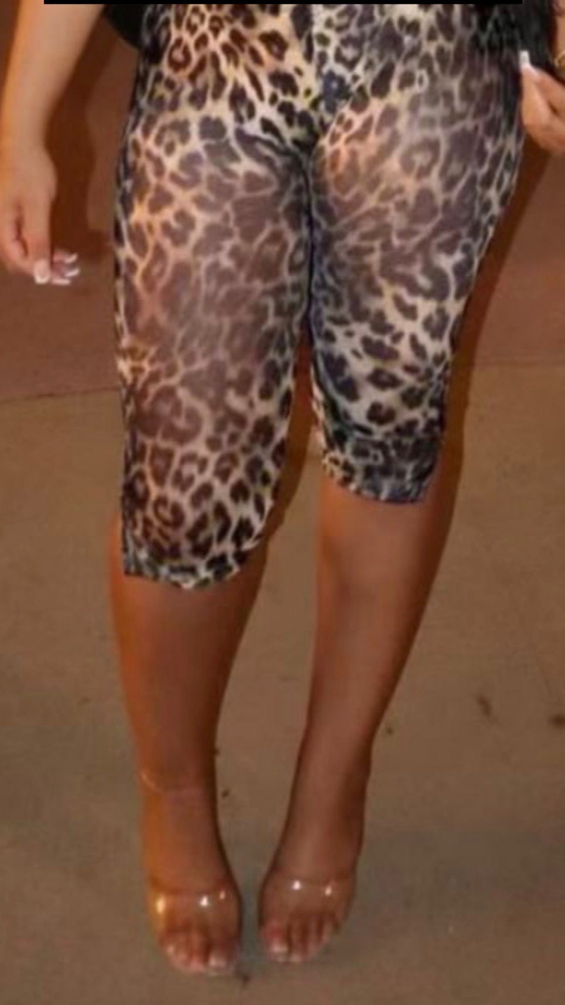 Leopard print leggings