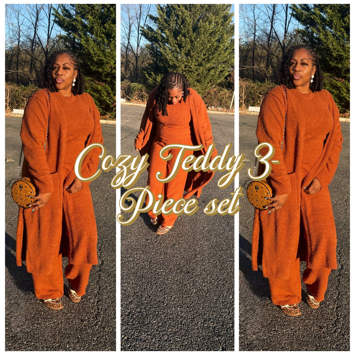 Cozy Teddy 3-piece set