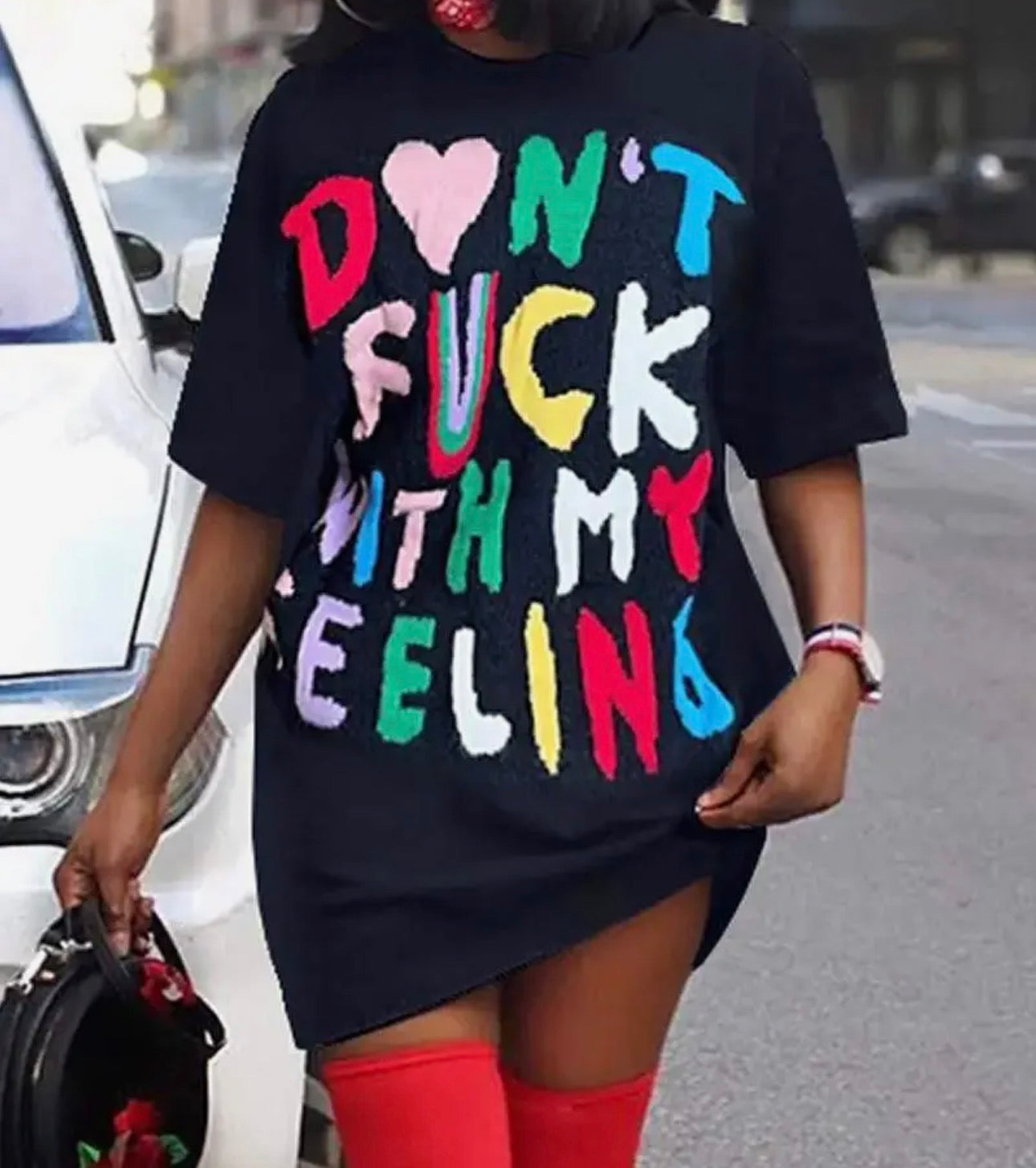 “Heart on lock” casual top