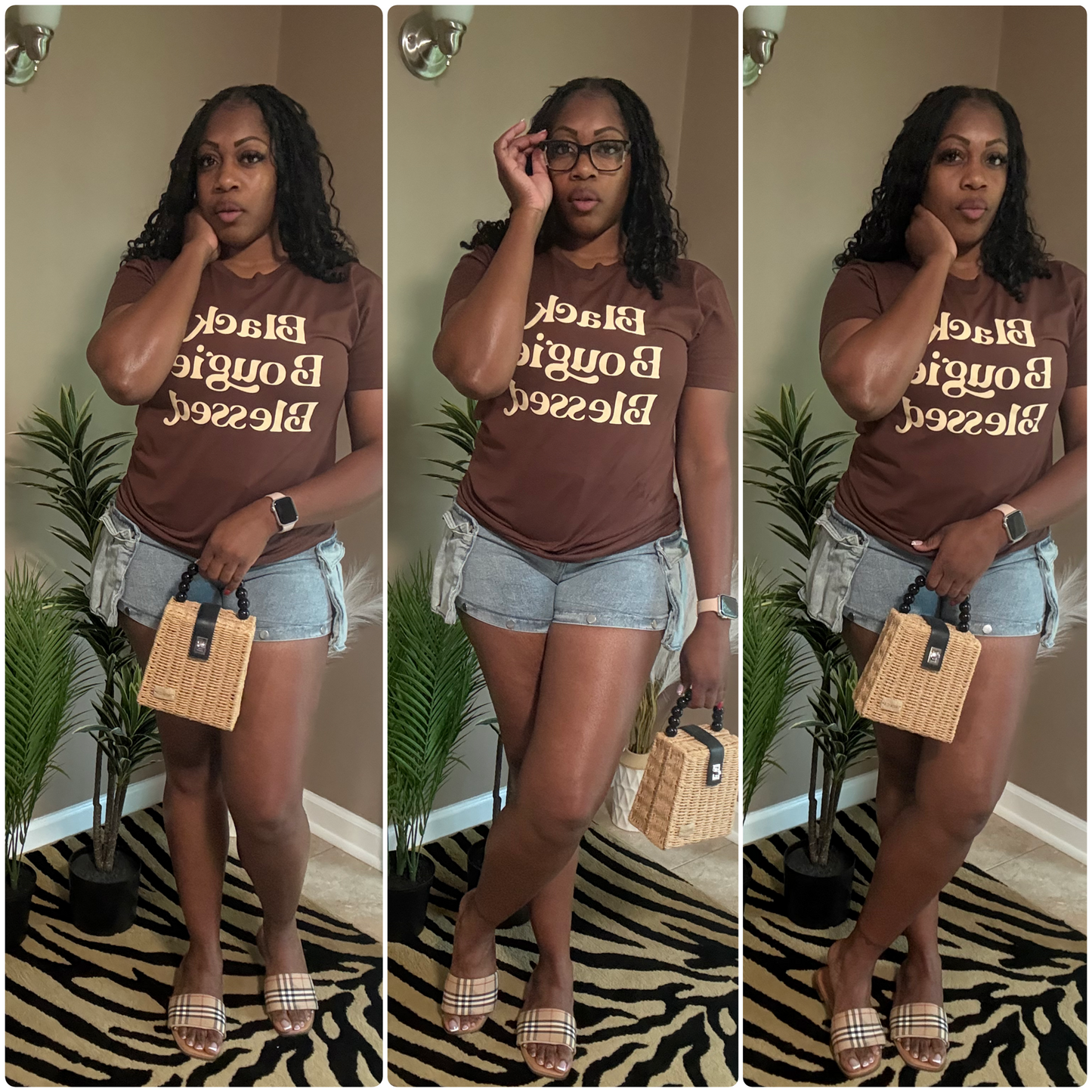 Black Bougie Blessed Graphic T-Shirt