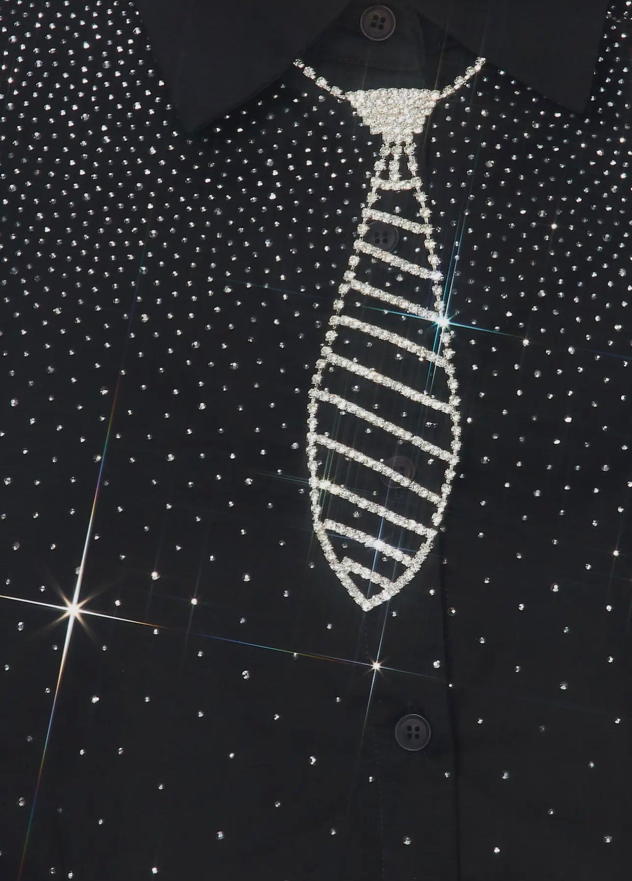 Bling Rhinestone tie