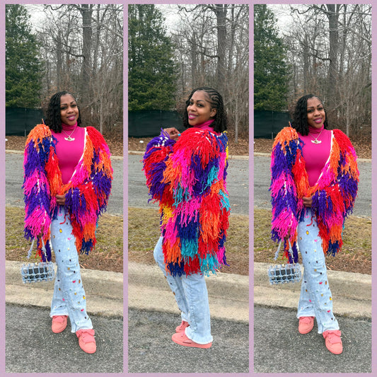 Eye Candy Rainbow Cardigan