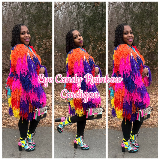 Eye Candy Rainbow Cardigan