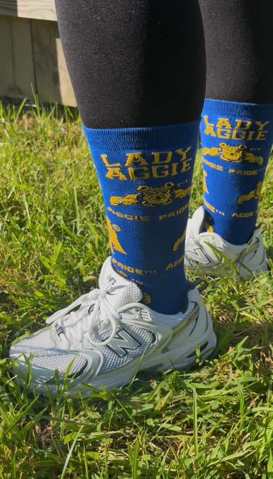 Lady AGGIE socks